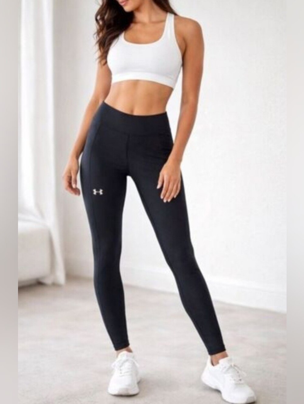Under Armour Black High-Rise Compression Leggings XS